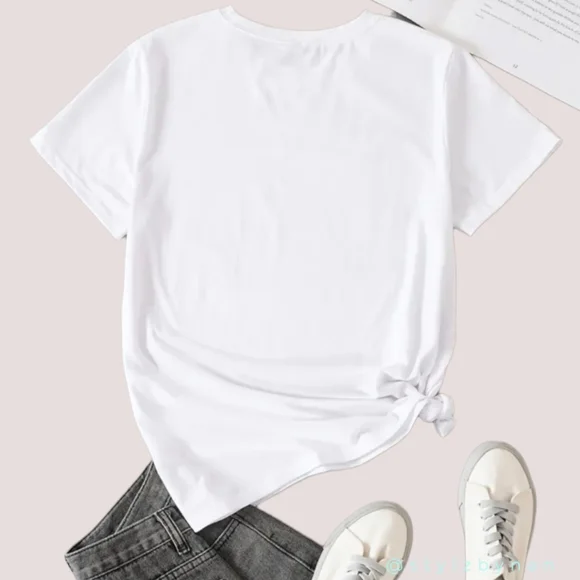 Did You Know... Crew Neck Graphic Tee - Picture 2 of 7